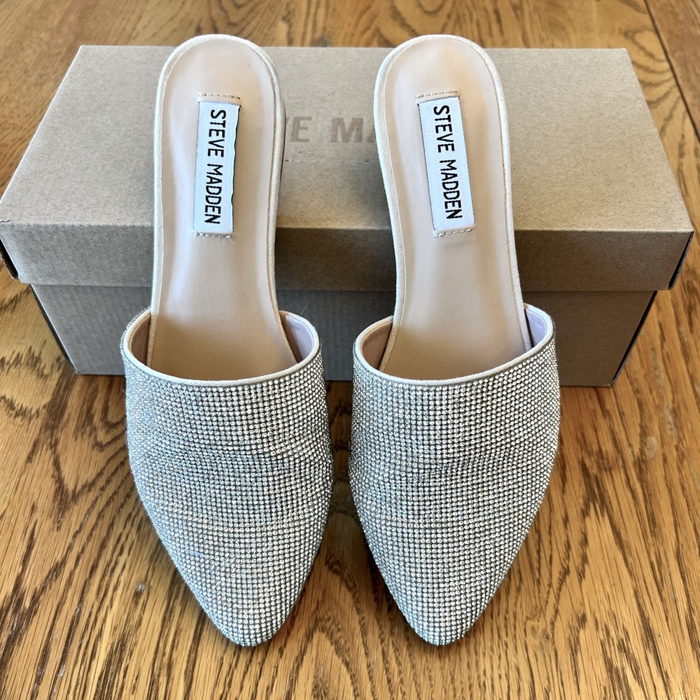 🥿 [Steve Madden] TRACED RHINESTONES Mules